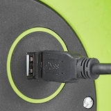 thumbnail of Enrouleur Rallonge Câble 2 Ports De Charge Usb 3 Prises De Courant Prise De Terre Usage Non Intensif Nedis