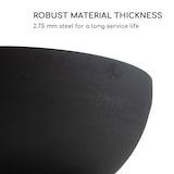 thumbnail of Savage 2.0 Rund Feuerschalen-Grill Ø: 60 cm stabiler Sockel  Holzlager Schwarz