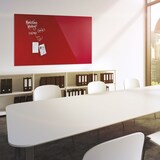 thumbnail of Magnetoplan Design Glas-Magnettafel Glasboard - 60x40cm - magnetisch und beschreibbar- Rot - Glas - rahmenlos