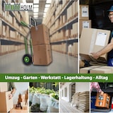 thumbnail of Sackkarre mit Treppenrutsche Traglast 200 kg Aluminium Lufträder Stapelkarre Transportkarre