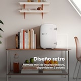 thumbnail of Nevera Mini EVVO F4WH Retro, 4 L, Blanco, Refrigeración, Bajo consumo y mantenimiento de calor