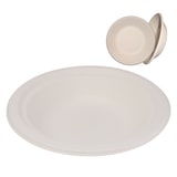 thumbnail of Bio Teller, tief Suppenteller Menüteller , Ø 18 cm, kompostierbar 400 ml  1000 Stück
