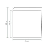 thumbnail of MONOUSO - Bolsa Papel Antigrasa Abierta 2L 15x15cm (250 Uds)