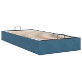 thumbnail of vidaXL Ottoman-Bett ohne Matratze Dunkelblau 90x200 cm Samt