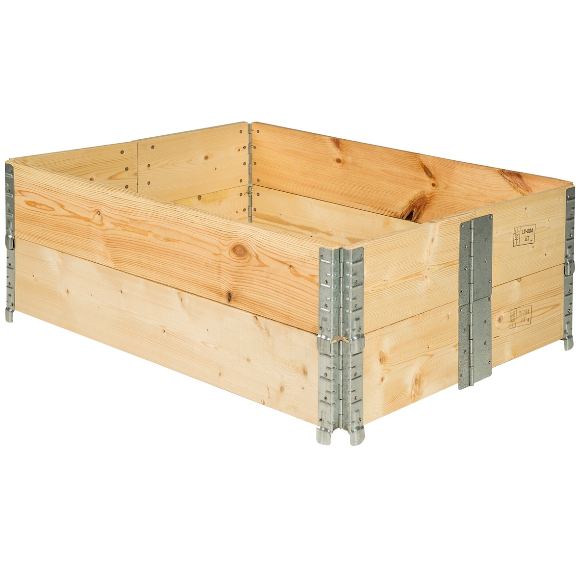 tectake Hoge plantenbak opklapbaar en stapelbaar 120x80x19cm - 2 - 402271