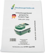 thumbnail of Sparset Filterset für Vorwerk Tiger 251, 252 mit hochwertigem Aktivfiltersystem