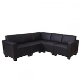 thumbnail of Modular Sofa-System Couch-Garnitur Lyon 5, Kunstleder ~ schwarz