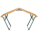 thumbnail of Bierzeltgarnitur Franz II, 3-teilig, klappbar, mit Rückenlehnenbraun