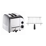 thumbnail of Dualit Toaster Paket 1, 2er Toaster mit Brötchenaufsatz poliertes Metall