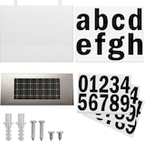 thumbnail of MONZANA® LED Hausnummer Solar beleuchtet Edelstahl Dämmerungssensor Beleuchtung Hausnummernleuchte Solarhausnummer