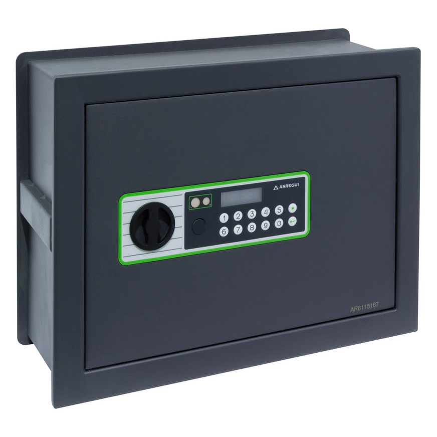 ARREGUI Supra 241150 Caja fuerte de empotrar a pared con cerradura de codigo electronico | Caja de Seguridad para casa y hogar | Fundo extensible