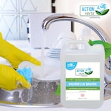 thumbnail of Action verte liquide vaisselle main hypoallergénique Ecocert 5L - pour lavage de la vaisselle à la main
