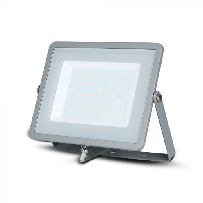 V-TAC VT-100-G   LED Schijnwerper | Samsung | IP65 Waterdicht | Grijs | 100W | 8000 Lumen | 4000K