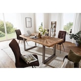 thumbnail of FineBuy Esstisch Natur Küchentisch Holz Esszimmertisch Massiv Industrial Tisch