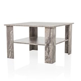 thumbnail of Beistelltisch / Couchtisch / Sofatisch BISMO 70x70 cm Mamoroptik grau hjh LIVING