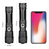 thumbnail of Taschenlampe LED 1000 meter Leuchtweite Militär USB