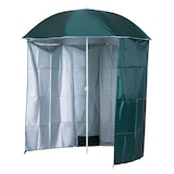 thumbnail of Ombrellone da Giardino Ø2,2m in Metallo con Tenda Parasole Verde Scuro