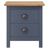 thumbnail of Tables de chevet Hill 2 pcs Gris 46x35x49,5 cm Bois de pin