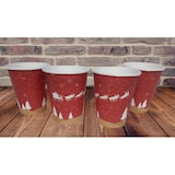 thumbnail of 500 Glühweinbecher einweg ,Pappebecher  Weihnachtsmotiv 225ml 0,2l Füllstrich