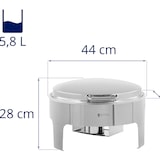 thumbnail of Royal Catering Chafing Dish - redondo -  - 5,8 L - 1 contenedor de combustible