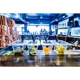 thumbnail of CAMBRO 90CWCN-135/6 - Confezione da 6 unità - Coperchio piano GN 1/9 con SCANALATURA - 10,8 x 17,6 cm - Trasparente.