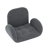 thumbnail of COSTWAY Cadeira de chão com encosto e apoios de braços ajustáveis, sofá dobrável Bond, cadeira de chão com assento almofadado