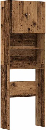 thumbnail of vidaXL Waschmaschinenschrank Altholz-Optik 64x24x190 cm Holzwerkstoff