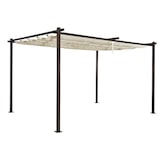 thumbnail of Pavillon Pergola  LUXOR LIGHT 3x4m  beige-antrazit Schiebedach