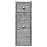 thumbnail of vidaXL Badschrank Schmal mit Rollen Grau Sonoma Holzwerkstoff