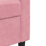 thumbnail of vidaXL 3-tlg. Sofagarnitur mit Kissen und Nackenrollen Rosa Samt