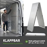 thumbnail of TRUTZHOLM Auffahrrampe Alu extralang 400 cm 400 kg 70 cm breit klappbare Verladerampe Eventrampe