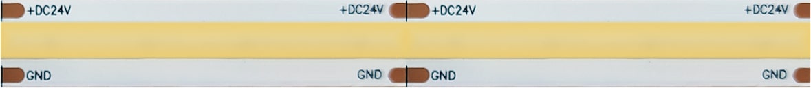 5 m COB IP65 einfarbiger LED-Streifen 15 W/MT 24 V - 6000 K