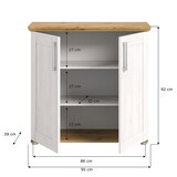 thumbnail of Verona Sideboard 2 Türen Lärche Dekor.