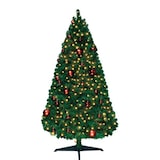 thumbnail of Tarrington House künstlicher Weihnachtsbaum mit Weihnachtsbaumkugeln, Kunststoff, Ø 100 x 180 cm, 120 LEDs, 3.6 W, grün / warmweiß