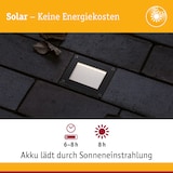 thumbnail of Paulmann Solar Encastré de sol LED Domenic IP67 3000K 6lm Noir 94578