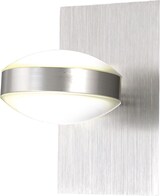 thumbnail of Mill Wandleuchte aus Metall und Methacrylat, Oberfläche: Satin-Nickel, integrierte 16-W-LED, warmweißes Licht (3000K), 1510lm, Code 3253-21-178