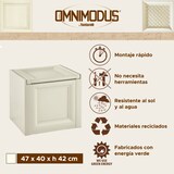 thumbnail of Tontarelli armadio baule piccolo omnimodus     colore  angora in propilene 47 cm X  40 cm   X H 44 cm