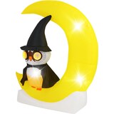 thumbnail of COSTWAY 155 cm Halloween-Dekoration, für den Außenbereich, aufblasbare LED-Eulen auf dem Mond, gruselige Halloween-Dekoration für zu Hause
