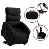 thumbnail of vidaXL Massagesessel mit Aufstehhilfe Schwarz Kunstleder