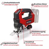 thumbnail of Einhell Akku-Stichsäge TP-JS 18/135 Li BL - Solo Säge