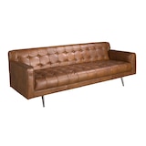 thumbnail of Angel Cerdá Chester 3-Sitzer-Sofa aus dunkelbraunem Leder 6225C 212 x 79 x 70