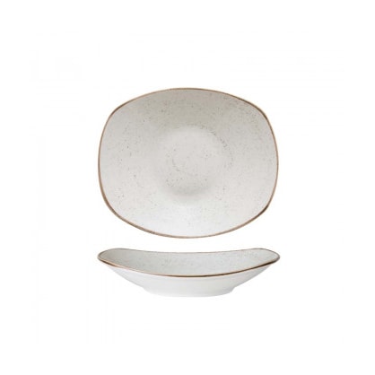 Artisan Beige Piatto Fondo Cm28x24,5 Rettangolare Corona Pp1605723812 Confezione Da 12