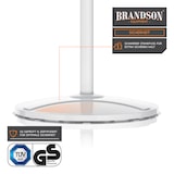 thumbnail of Brandson Standventilator Silent mit Fernbedienung und Display, mobiler Lüfter, Oszillation 80°, 60 Watt, Ventilator leise, Höhe verstellbar