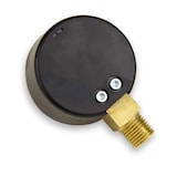 thumbnail of Druck Anzeige Manometer Druckanzeige 1/4` 0-10 bar Ø 50mm Anschluss unten mittig