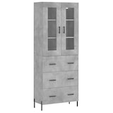 thumbnail of Helloshop26 - Buffet Sideboard Kommode Kleiderschrank Aufbewahrungsmöbel Organizer Küche Wohnzimmer Lounge hoch 69,5 x 34 x 180 cm 02_0034638