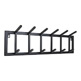 thumbnail of LOFT42 Garderobenständer Jaimy Single – Schwarz – Metall – 6 Doppelhaken – 80 x 24 x 12 cm