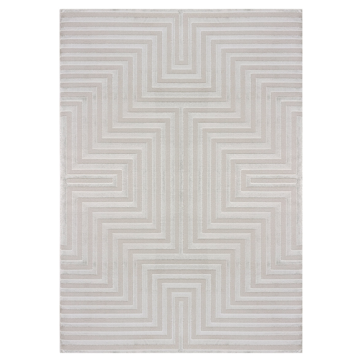Carpetsale24, Kurzflor Teppich Wohnzimmer 120 x 170 cm, Grau Einfarbig Skandi-Boho Deko, 3D-Effekt, Extra Weich für Flur, Schlafzimmer und Küche