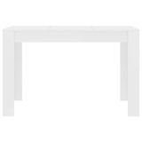 thumbnail of vidaXL Eettafel wit 120×60×76 cm spaanplaat