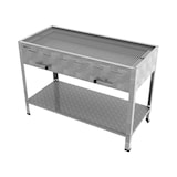 thumbnail of ChattenGlut Professional 6er Holzkohle Bräter Standgerät Grill mit Rost 1140x530x800mm