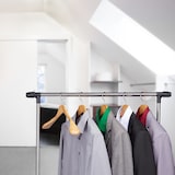 thumbnail of Relaxdays Anzug Kleiderbügel, 10er Set, breite Schulter, 360° drehbarer Haken, Kostüm, Jacken, Holzkleiderbügel, weiß